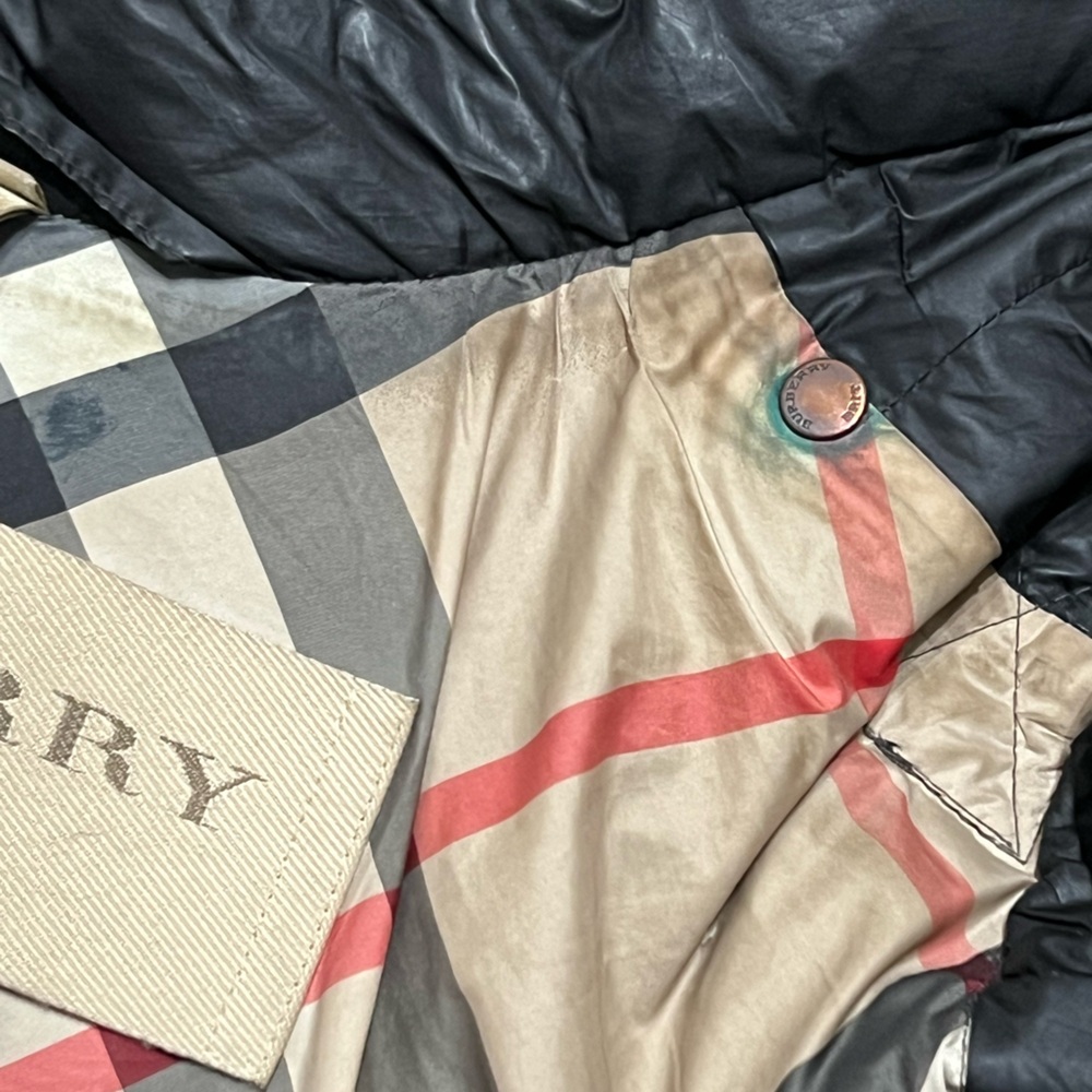Burberry Brit Down Puffer Jacket Apres Ski Winter Vacation - Picture 13 of 14
